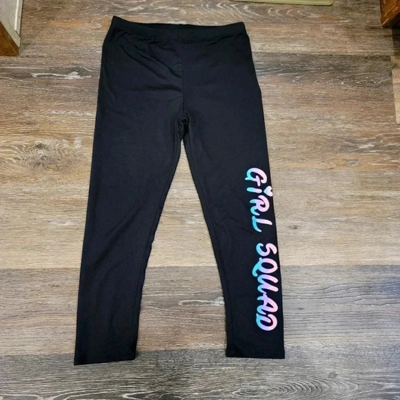 Girl's Justice Legging High Waist Crop M 10/12 - Picture 1 of 7